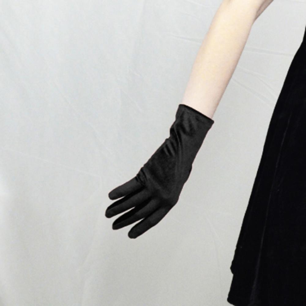 Party Cycling Soft Autumn Women Warm Gold Velvet Gloves Driving Gloves Full Finger Mittens Elastic
