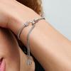 Pandora Moments Bracciale con Charm a Chiusura Scorrevole Donna Argento 593090C00-2