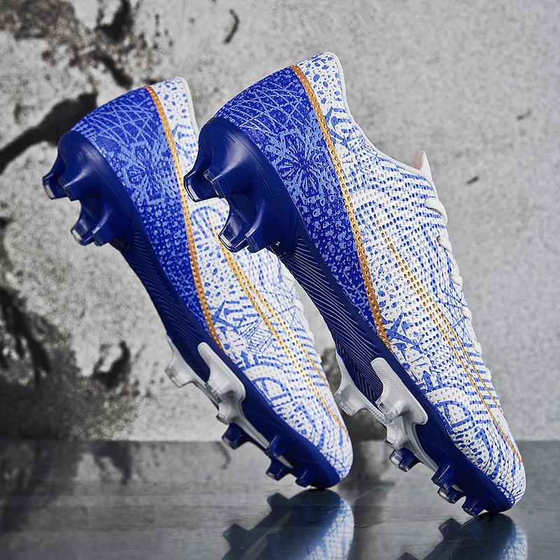 Men Soccer Shoes Kids Football Boots Women Professional Soccer Cleats Antiskid Low Top TF/FG Athletic Sports Football Shoes