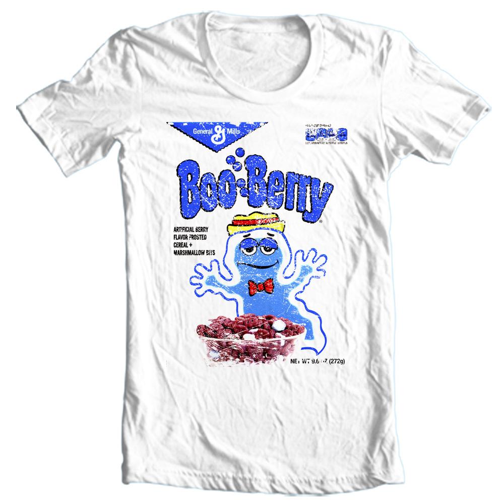 Boo-Berry Cereal T-shirt distressed design adult standard fit cotton graphic tee Unisex T-Shirt XXL