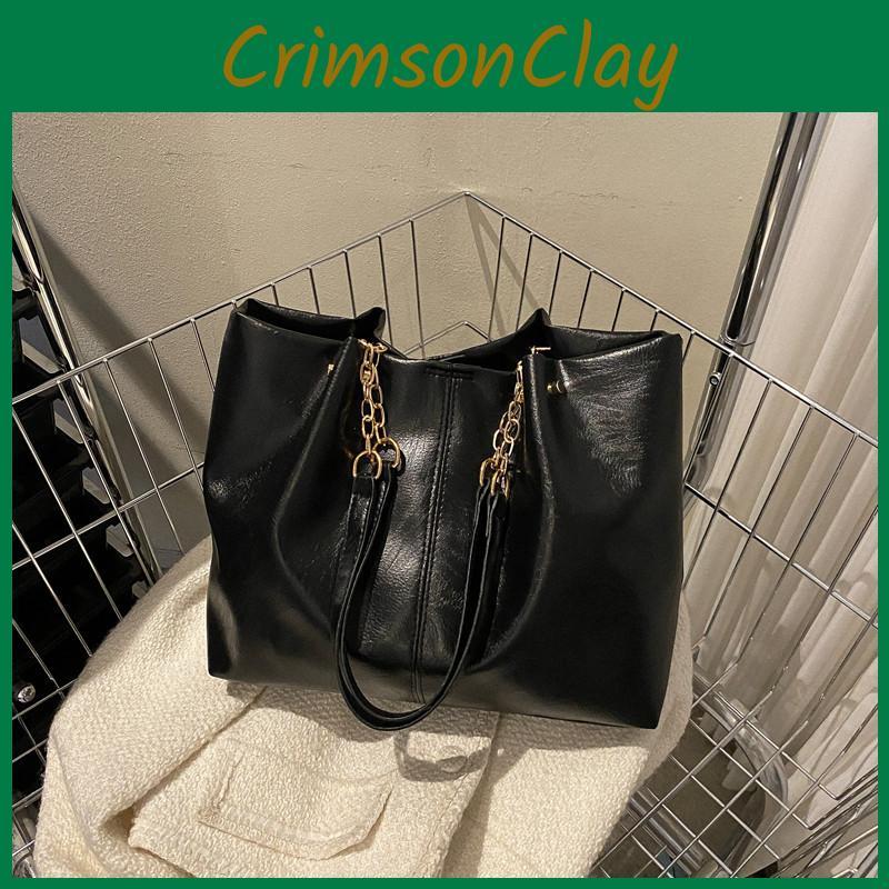 Tote Bag For Women Large Capacity Pu Leather With Magnetic Closure For Daily Use
