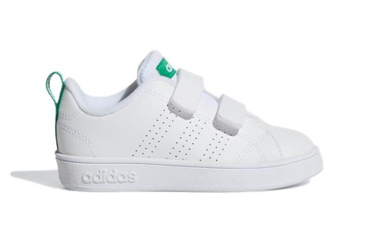 Adidas Neo ADVANTAGE Low top Toddler Shoes White Green Infant And Toddler AW4889