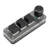 Mini Custom Keyboard 3 Keys Red Switch Shortcuts Plug and Play RGB Backlit Programming Macro
