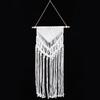 Hanging Woven Tapestry Art Decoration with Tassel for Wedding Bedroom Home Wall Decor
