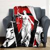 1pc V for Vendetta Flannel Throw Blanket - HD Printed Lightweight Soft Warm All-Season Blanket for Sofa, Bed, Travel, Camping 087