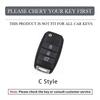 ABCDFH1 Car Key Case for Kia Rio Optima Sportage Sorento Soul Ceed Cerato Forte Seltos 3 Buttons Flip Remote Control Protection Cover