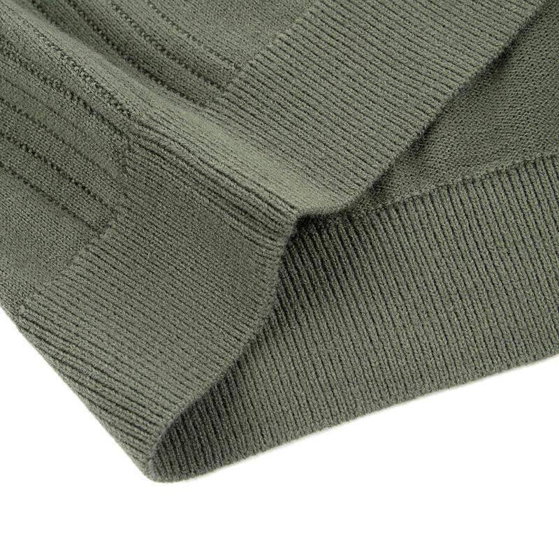 Qipai Men's 7A Anti-bacterial Jacquard Knit Sweater