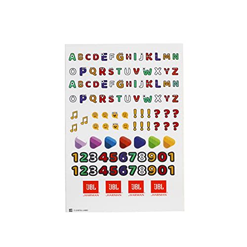 JBL JR310 Kids' Headphones with Volume Control, Customizable Stickers, and Remote Control/Mic, Light Blue/Pink, 2021 Model JBLJR310BLU