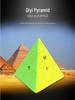 Qiyi Qiming S2S3 Solid Color 3-Layer Pyramid Rubik's Cube - Ideal Educational Toy for Beginners and Kids