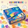 Neues Transparentes Kristall Weiches Gummibärchen Gelee Bausteine Squishy Dehnbares Spielzeug Für Kinder Kreative Tischspiele Sammlerstück