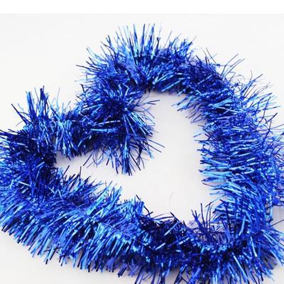 2m Thick Colorful Strip Ribbon for Kindergarten Activity Party Decorations, Blue, 1 Piece