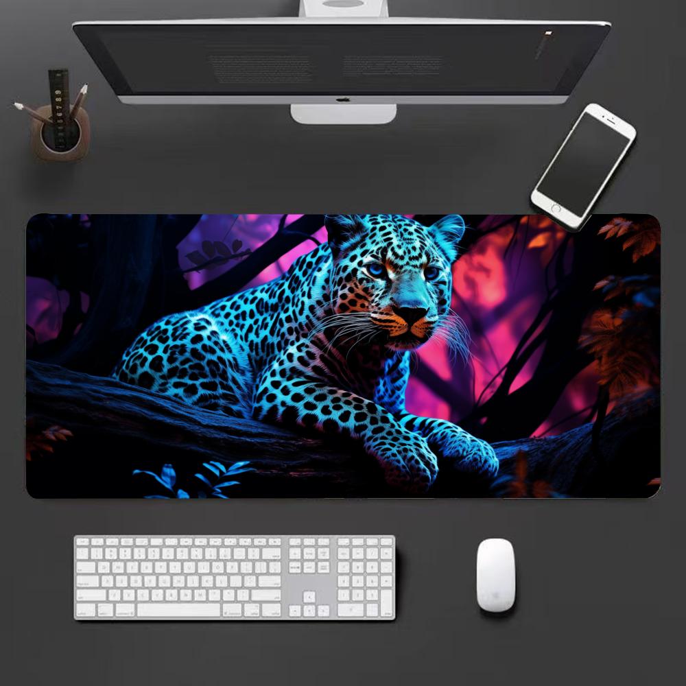 Pink leopard Mouse Pad Desk Mouse Pad Cute HD Desk Pad Extended Gaming Keyboard Mats Large XXL Gamer Mousepad x