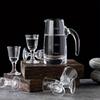 Set aus Glas, Baijia-Becher-Set, kreatives Weinset im chinesischen Stil, kleine Weinkanne und Becher-Set