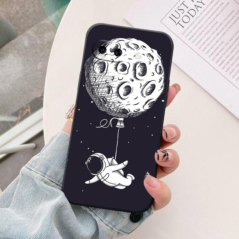 For Google Pixel 9a Case Black Silicon Soft TPU Phone Cases for Google Pixel 9a 9 A Protective Back Shells Coque Pixel9A Fundas