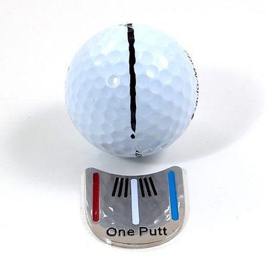 Pack of 6 Pcs One Putt Design Golf Ball Mark plus Magnetic Golf Hat Clip Golf Marker Drop Ship 5