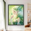 Full Embroidery Eco-cotton Thread 14CT Printed Fairy Cross Stitch Kit 45x60cm