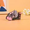 Japanese Epoxy Wood Refrigerator Magnets - Cute Cartoon Cultural Souvenirs, Soft Magnetic