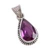 Natural Alexandrite Gemstone 925 Solid Sterling Silver Gift Pendant 1.25" v2N46