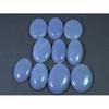 293Cts. Natural Angelite Oval Cabochon Loose Gemstone 10Pcs Lot C-671