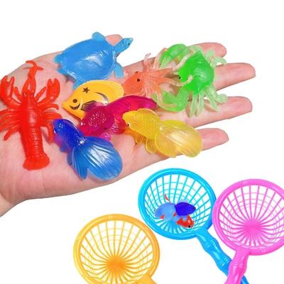 Artificial Aquarium Goldfishes Fake Rubber Fish Ornament Realistic Moving Floating Fish Bath Water Play Games For Kids Toddlers