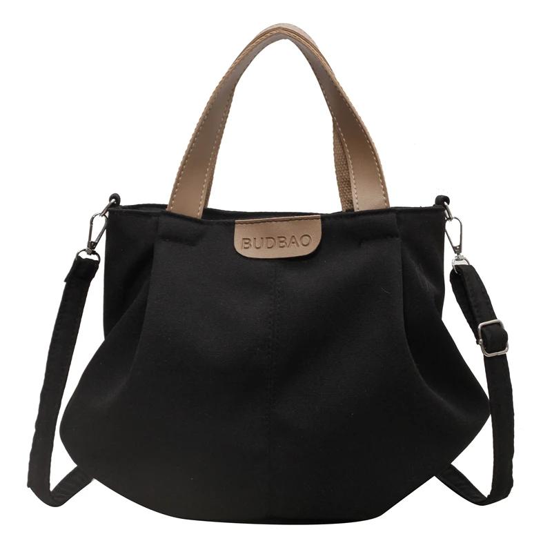 Women's casual monochromatic shoulder bag large capacity interior compartment zipper bags high quality