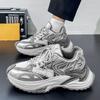 Mesh Upper Thick Platform Breathable Running Male Sports Shoes Simple Unisex Athletic Outdoor Low Price Men's Casual Sneakers