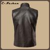 Men's Plus Size PU Leather Jacket - Early Autumn Retro Style Vest