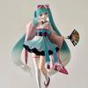 20cm Hatsune Miku Cherry Blossom Kimono Action Figure Girl Collection Model Toy Kawaii Anime Figurine Desktop Ornaments Gift PVC Poseable Articulated