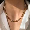 Siella Brownstone Pearl Bead Necklace