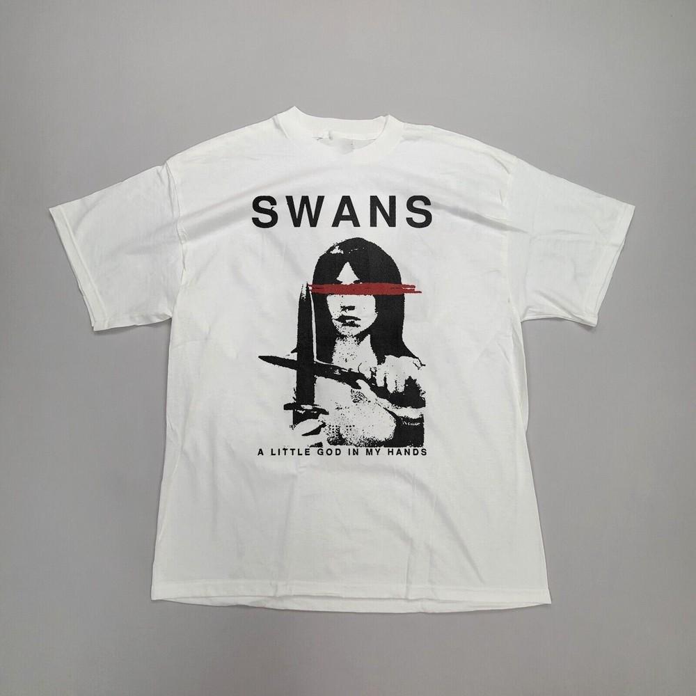 

SWANS група A Little God In My Hands Бавовняна футболка з коротким рукавом Унісекс MA035 Унісекс Футболка XXXXL