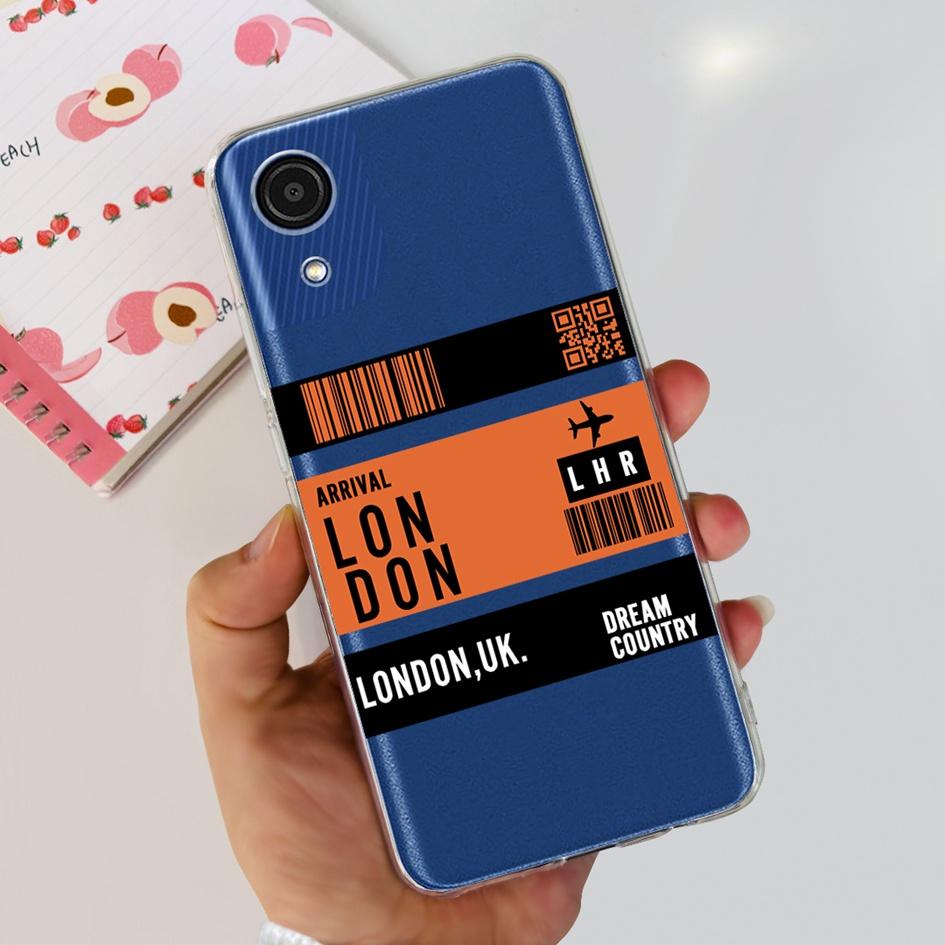 For Cover Samsung Galaxy A03 Core Phone Case Stylish Flower Butterfly Soft Silicone Clear Cover For Samsung A03 Core A032F Coque