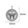 Dawapara Seven Archangels Sigil Charm DIY Accessories Pendant for Necklace Archangels Sigil Pendants Magic Amulet Protection
