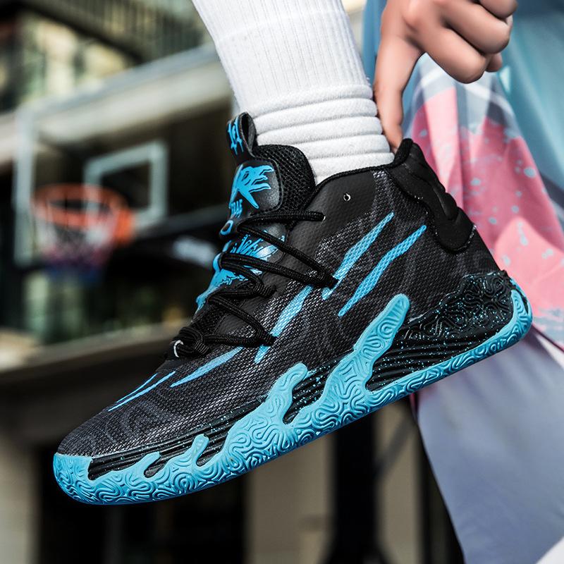 

2025 новые весенние трехмячевые баскетбольные кроссовки третьего поколения с высоким верхом, износостойкая спортивная обувь для реальных боевых действий для новых студентов и подростков 45