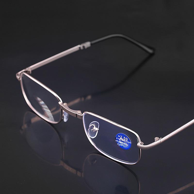 Bifokale Lesebrillen für Herren & Damen: Blaulichtfilter, Faltbar, Tragbar, für Nah- & Fernsicht