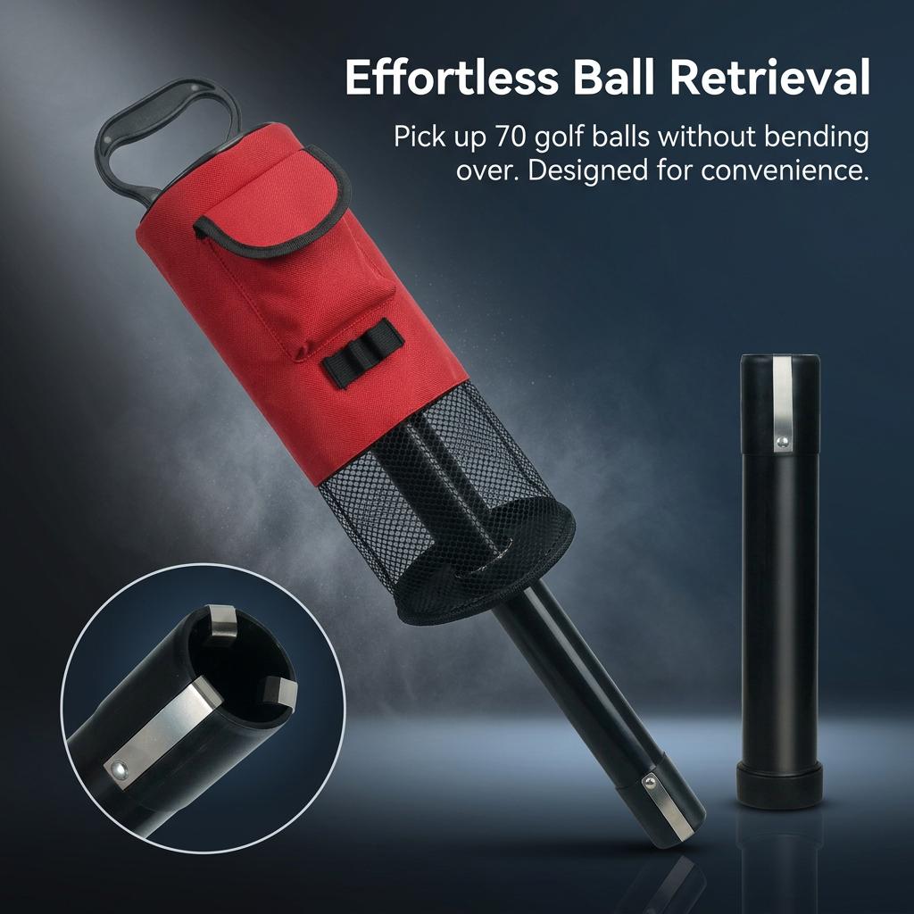 Golf Ball Collector Practical Portable Two-section Design Picker for