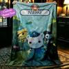 1pc Octonauts Crew Cartoon Blanket, Super Cozy Printed Home Blanket, All-Season Warmth