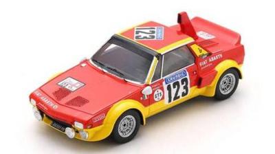 Spark National Model Fiat X Abarth 1974 Tour De France Automobile 1/43 1/9 #123 G.Pianta/F.Rossetti