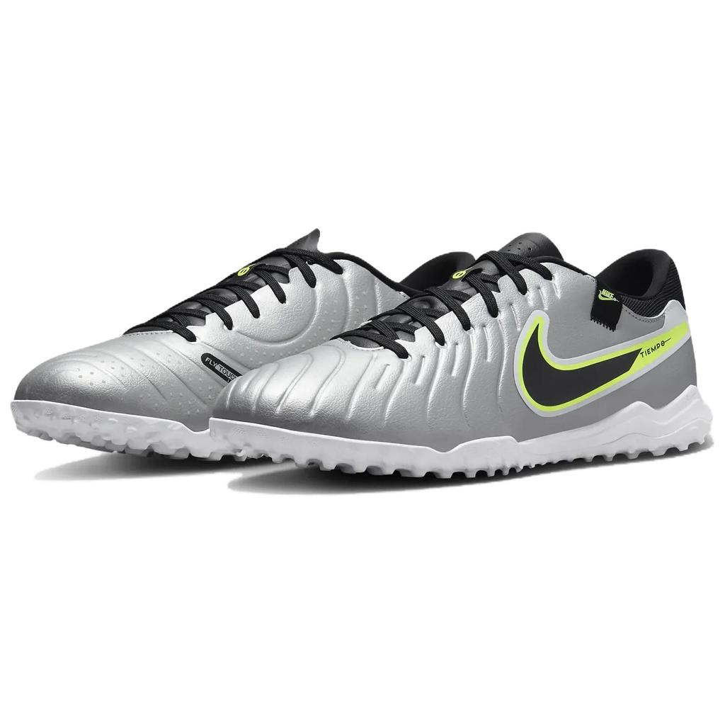 Nike Tiempo Legend 10 Academy TF Mad Voltage Pack Unisex Sneakers Silver Metallic-Silver Black DV4342-001