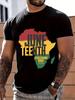 June Teenth Freedom Day Africa Map T Shirt Celebrating Juneteenth Independence Holiday for Men And W