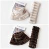 Faux Fur Winter Hat Scarf Set Thick Warm Fisherman Hat Scarf Fashion Plush Snood Scarf  Women