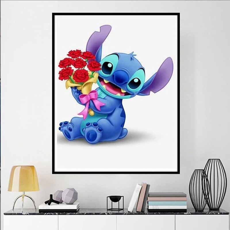 Disney Diamond Stitch DIY 5D Mosaic Embroidery Hobby Gift Home Decor