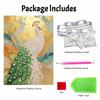 5D Round Pearl Painting Kit Majestic Peacock Pattern DIY Handmade Rhinestone Art Home Interior Decor Gift