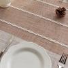 Cotton Linen Rustic Tablecloth Waterproof Rectangle Table Cover with Tassel For Home Birthday Party Dinning Table Decoration