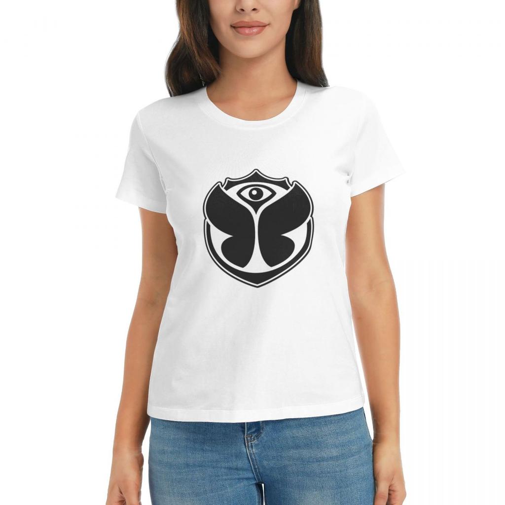 Dámské Tričko Tomorrowland Pro Dospělé Kovbojské Letní Krátký Rukáv Kulatý Výstřih Bavlněná Trička Oblečení Vrcholy Streetwear