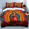 Virgin Mary Colorful Bedding Set Decor Bedding set (1 duvet cover, 2 pillowcases, duvet not included)