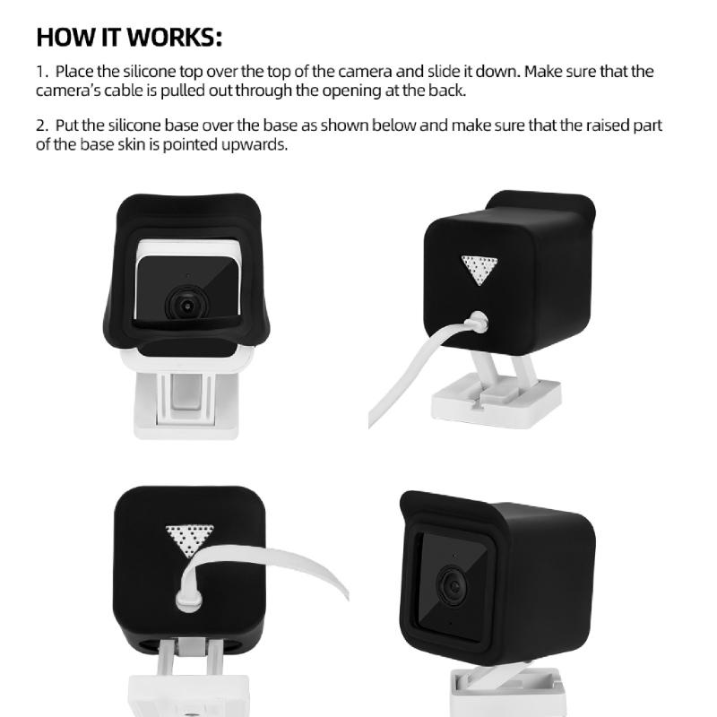 Waterproof Dustproof Silicone Sleeve Guard Cover for Intelligent Camera Offering Impact Resistance and Easy Installation