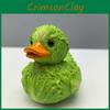 Whimsical Vegetable Duck Resin Sculpture For Home Decor And Collectors