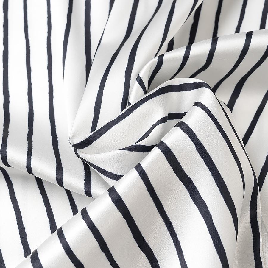 Spring/Summer 2025 Women's Versatile Single-Breasted Silk Satin Shirt