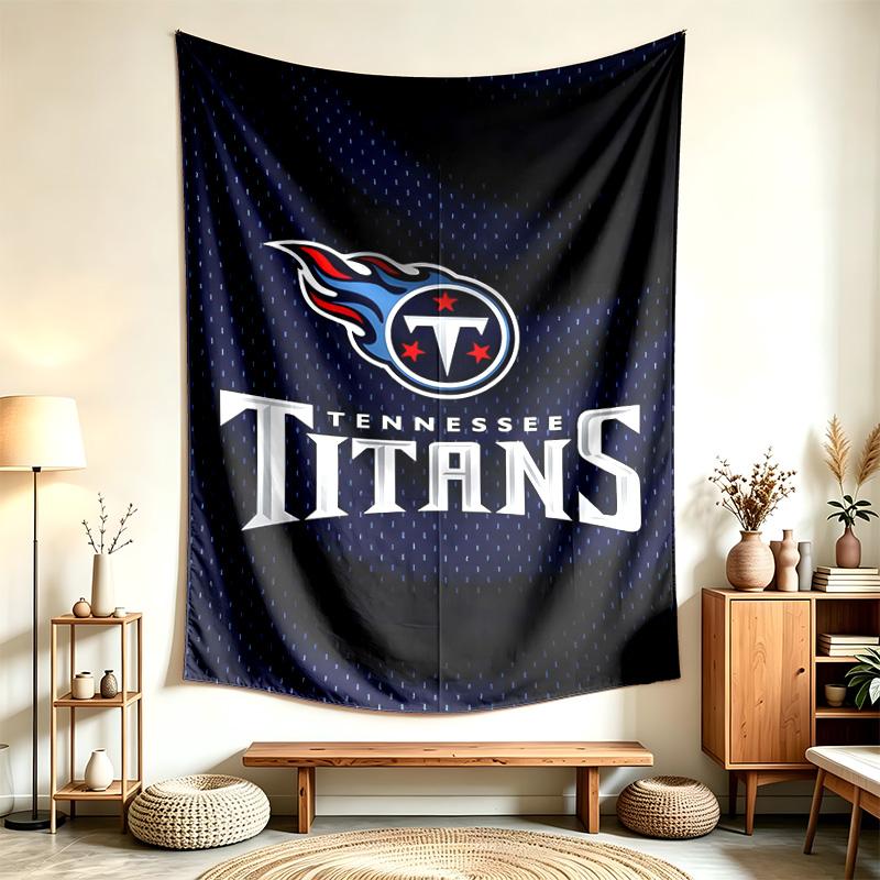 Tennessee Titans (14) Tapestry Suitable For Decorating Homes Dorms And Bedrooms Soft To The Touch And A Perfect Gift For Friends And Family