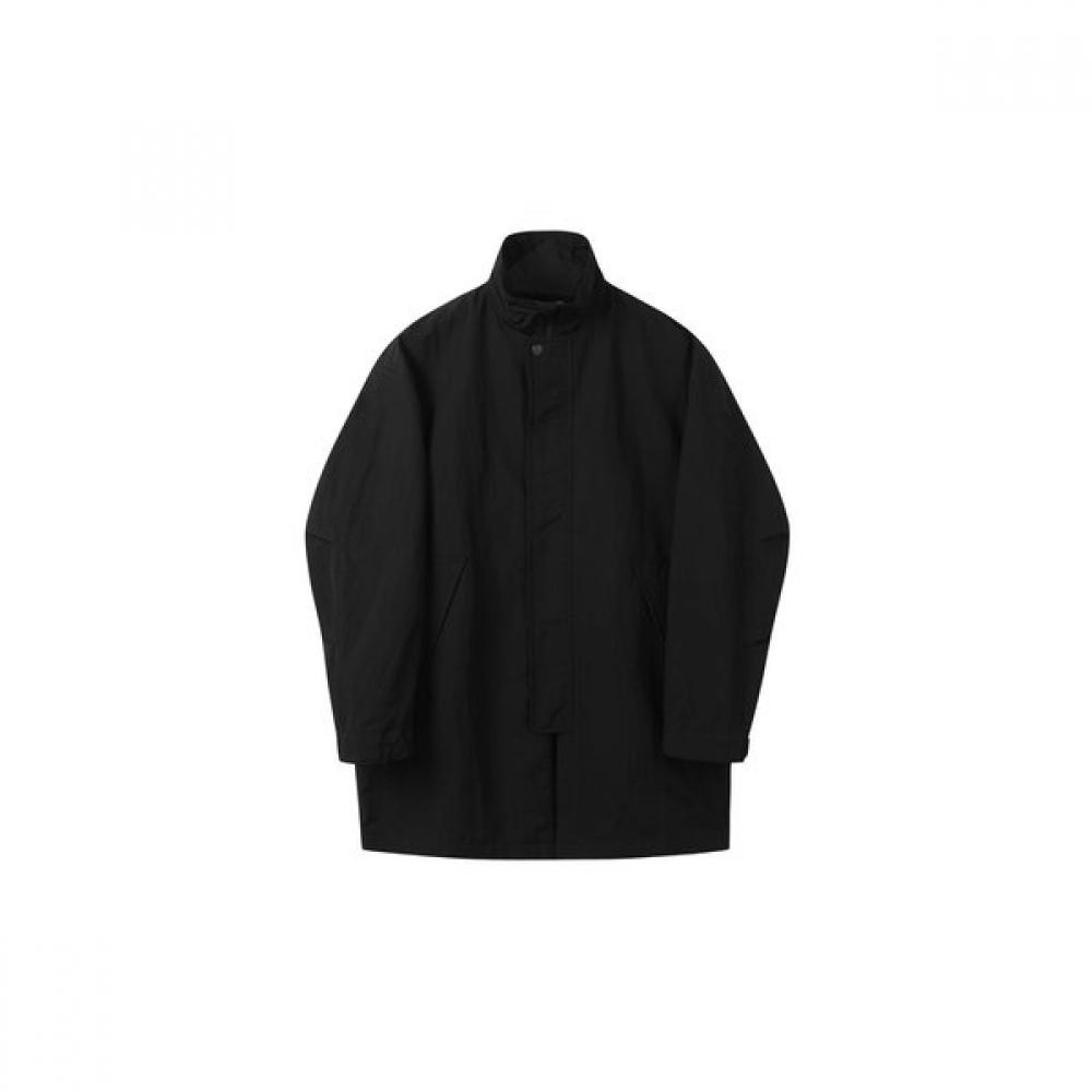 Customellow Black High Neck Parka C9uam25111bkx 105